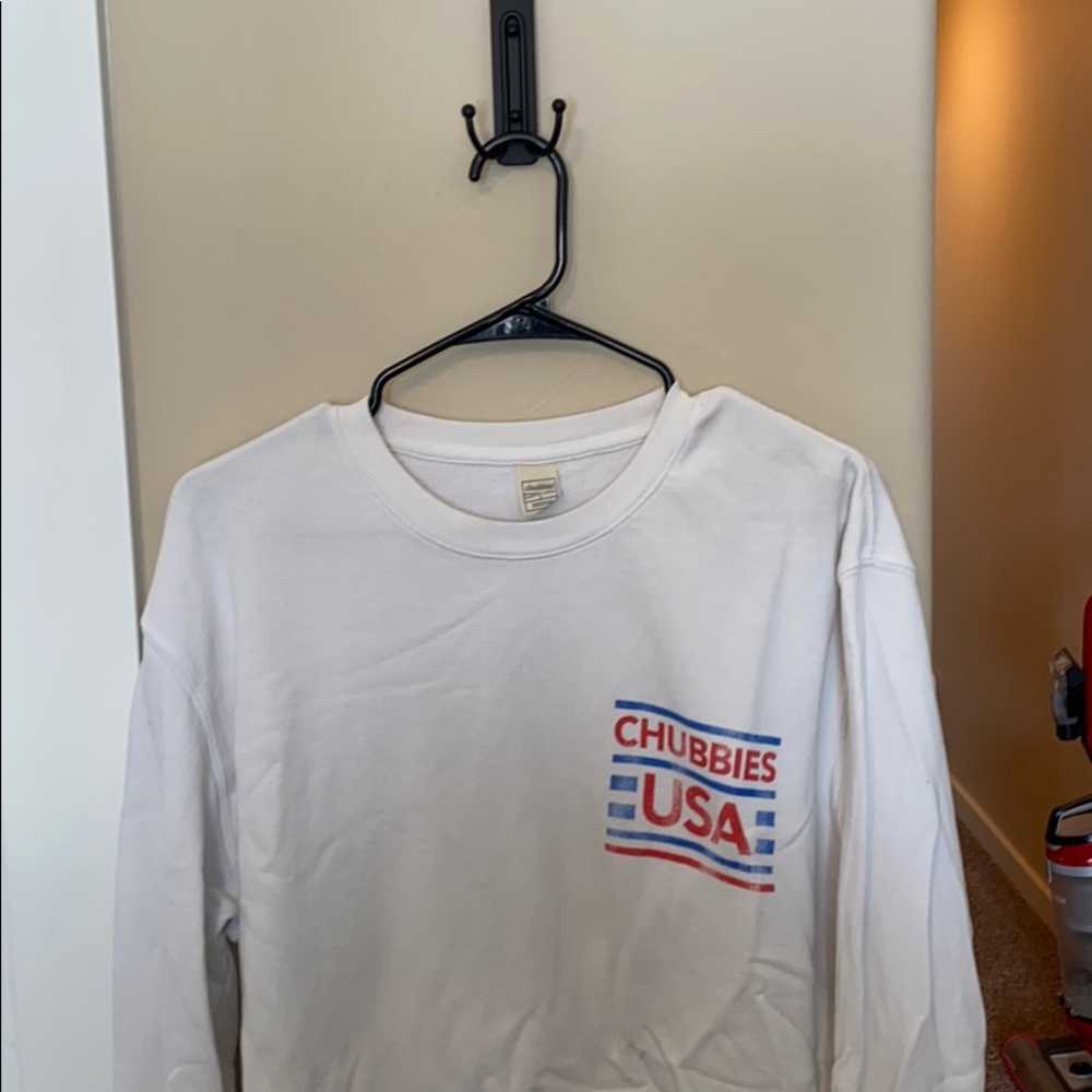 Chubbies medium crew neck hoodie